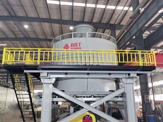 30 - 70 Ton/jam Moulin Pan basah untuk pembuatan batu bata tanah liat dan pembuatan bahan baku Bentonite dengan 2 rol