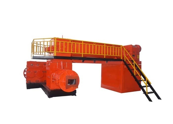 Output tinggi mesin pembuat batu bata tanah merah / mesin pembuat batu bata tanah liat extruder vakum