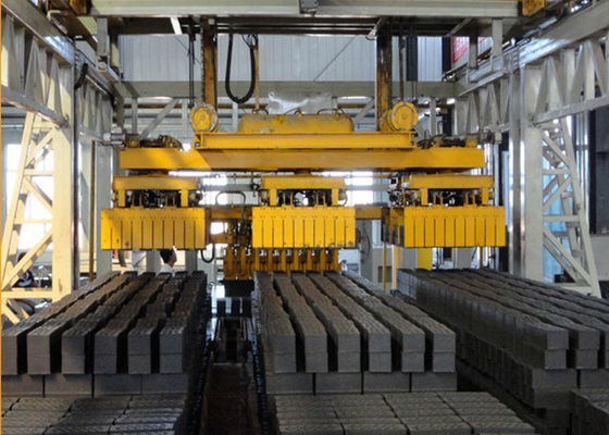 Mesin Penumpukan Robot 9.5kVa Untuk Pembuatan Bata Tanah Liat Otomatis Penuh