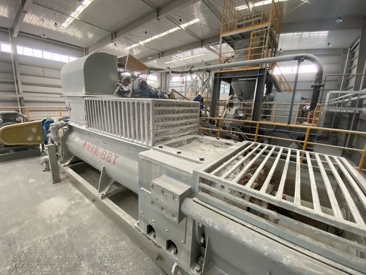 Pencampur poros ganda untuk Bentonite Plant Paddle Mixer di Situs Produksi Otomatis