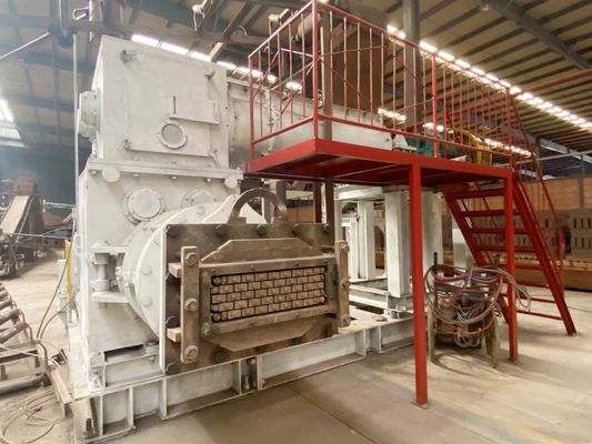 Mesin pembuatan batu bata lumpur tanah liat yang dikustomisasi secara otomatis