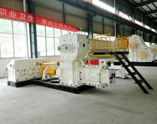 Clay Soil Brick Making Machine mesin pembuatan batu bata manual pabrik mesin EV vacuum extruder di Kenya