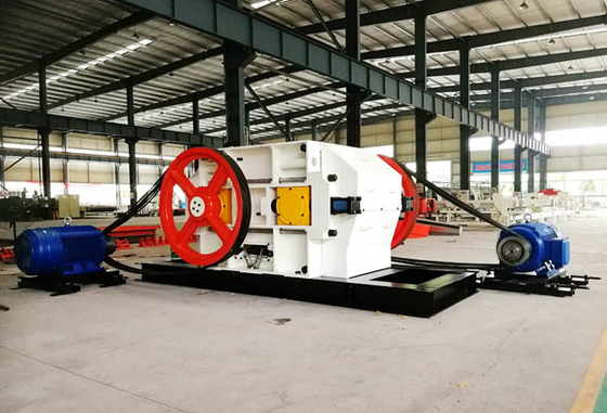 GS1210 Steel Fine Crusher Roller Machine Mill Untuk Pembuatan Batu Bata Tanah Liat