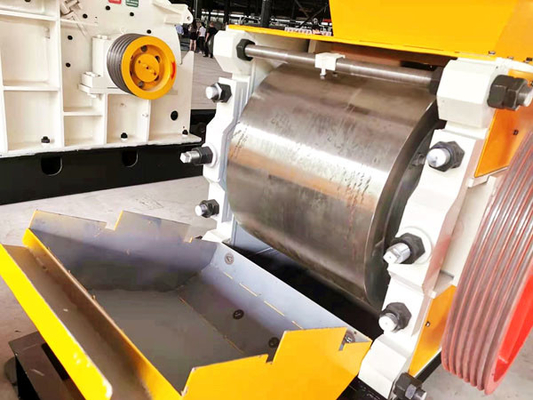 GS1210 Steel Fine Crusher Roller Machine Mill Untuk Pembuatan Batu Bata Tanah Liat