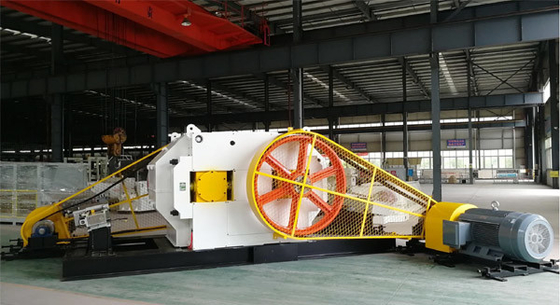 GS1210 Steel Fine Crusher Roller Machine Mill Untuk Pembuatan Batu Bata Tanah Liat