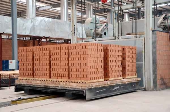 Teknologi Refractory Clay Brick Tunnel Kiln Otomatis Disesuaikan