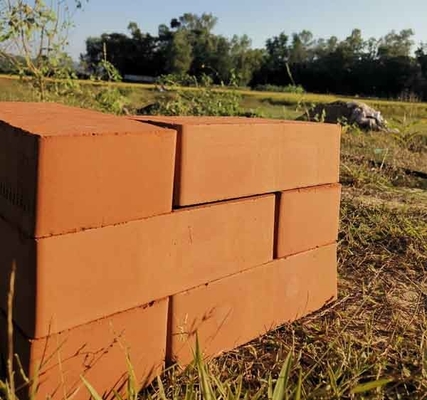Lini Produksi Mesin Pembuat Batu Bata Lumpur Tanah Liat 2.5 ~ 2.8MPa Tekanan Ekstrusi