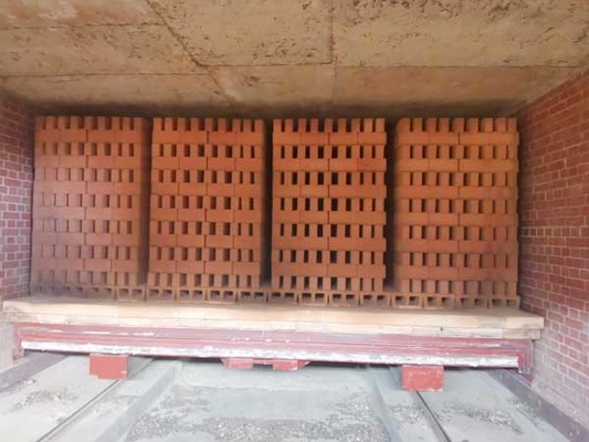 Lini Produksi Blok Tanah Liat Mesin Pabrikan Blok Tanah Berongga
