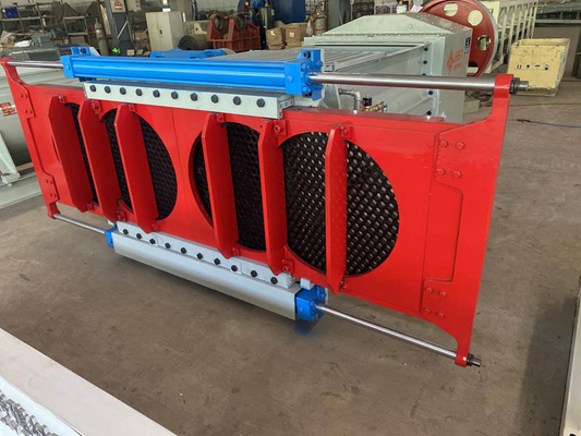 Agitator Double Shaft Mixer Machine Extruder Layar Depan 8900kg