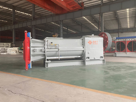Agitator Double Shaft Mixer Machine Extruder Layar Depan 8900kg