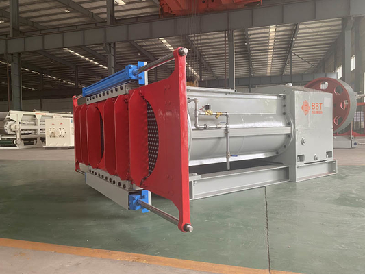 Agitator Double Shaft Mixer Machine Extruder Layar Depan 8900kg