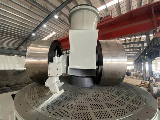 Material Crushing Wet Pan Mill Machine Untuk Lini Pembuatan Bata Tanah Liat
