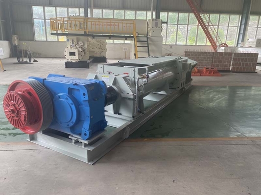 220V / 380V Mesin Pencampur Tanah Liat Bata Extruder Kapasitas 30 - 40m3 / H