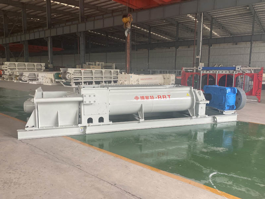 Horizontal Paddle Double Shaft Mixer 220V / 380V Disesuaikan Untuk Bahan Baku