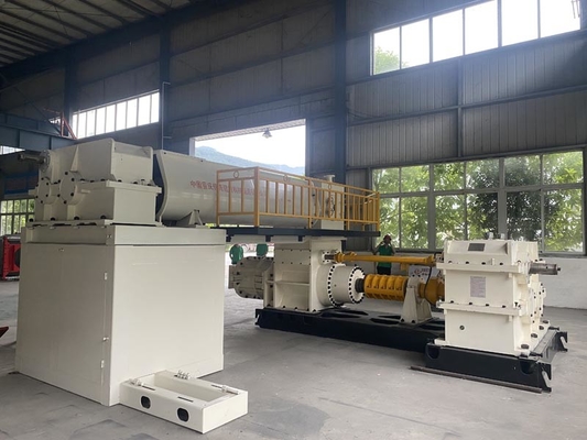 Mesin Pembuat Batako Lumpur Extruder Vakum / Mesin Cetak Blok Seluler
