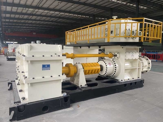 Mesin Extruder Bata Tanah Liat Vakum Otomatis Efisiensi Tinggi Operasi Sederhana