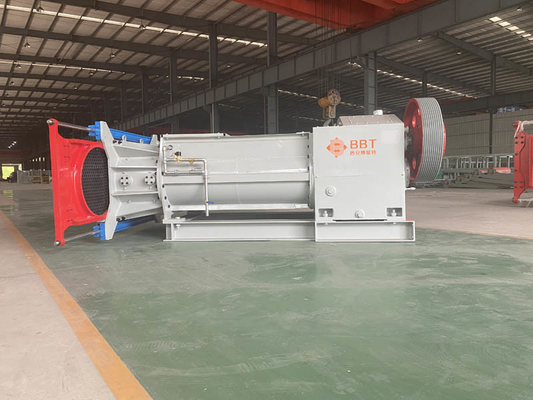 Pencampur Poros Ganda dengan Kapasitas Produksi 45-50m3/jam, Diameter Putar 550mm, dan Kecepatan Putar 30rpm untuk Pencampuran Presisi