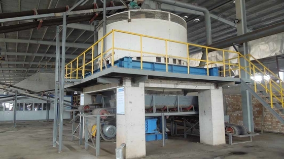 Mesin Pengolah Mineral Otomatis Mesin Bata Produksi Basah Pan Mill