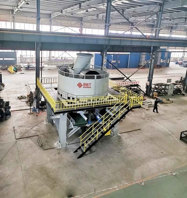 Material Crushing Wet Pan Mill Machine Untuk Lini Pembuatan Bata Tanah Liat