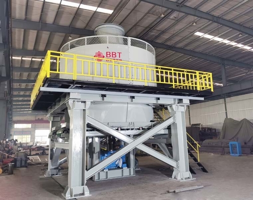 Lini Produksi Bata Wet Pan Mill 65200kg Berat Disesuaikan