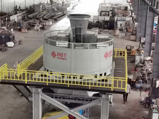 Pabrik Penggilingan Basah Disesuaikan 65200kg Berat Untuk Lini Produksi Bata Tanah Liat