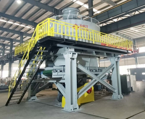 Mesin Wet Pan Mill Kompak Sepenuhnya Otomatis Untuk Peralatan Pembuatan Bata