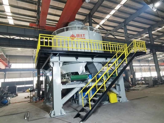 Kapasitas Besar Wet Pan Mill / Mesin Penggiling Emas Untuk Bahan Tanah Liat