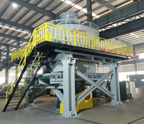 Kapasitas Besar Wet Pan Mill / Mesin Penggiling Emas Untuk Bahan Tanah Liat
