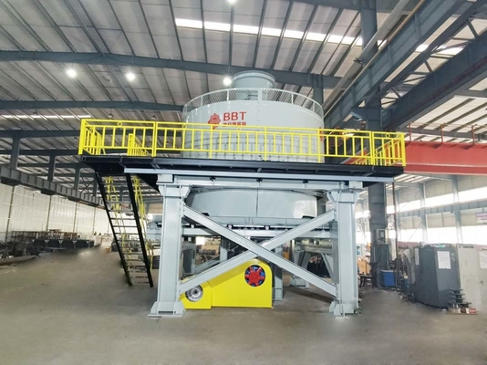 45 - 60 M³ / H Wet Pan Mill Untuk Mesin Penghancur Bahan Bata Tanah Liat Lini