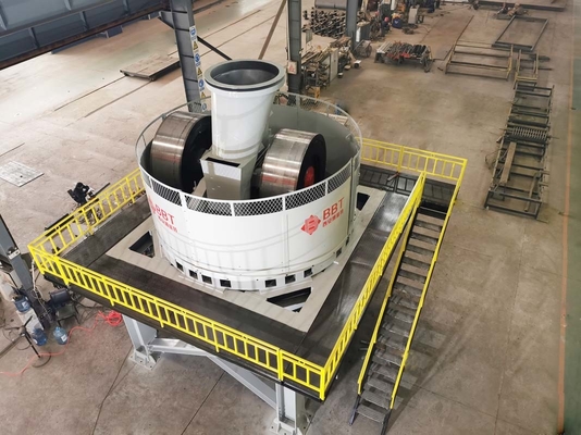 TWPM160 Wet Pan Gold Grinding Mill Untuk Pemrosesan Bahan