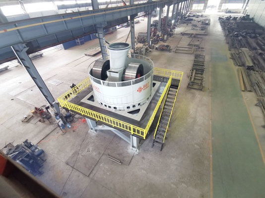 BBT Clay Brick Wet Pan Mill / Wet Grinding Mill Untuk pabrik pembuatan keramik blok batu bata berongga