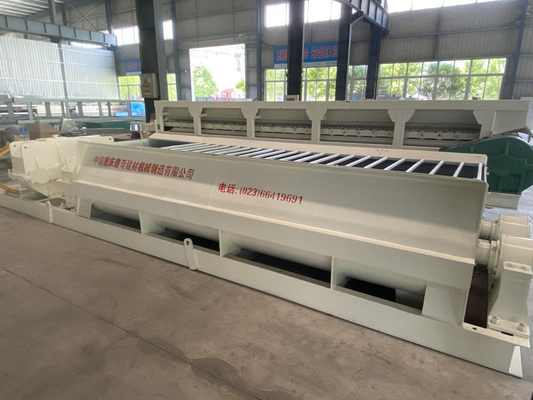 75KW Double Shaft Paddle Mixer 60 - 110T / H Twin Screw Mixer Untuk Menghancurkan