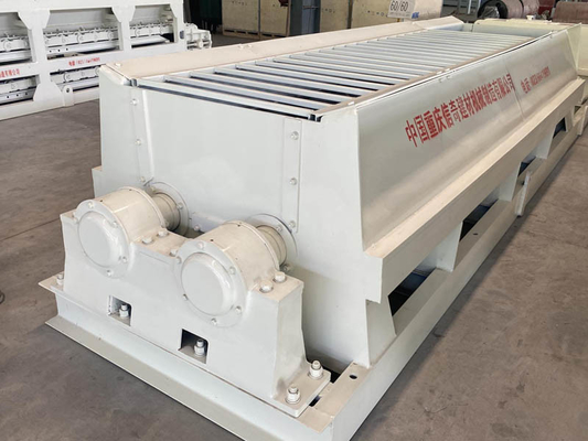 75KW Double Shaft Paddle Mixer 60 - 110T / H Twin Screw Mixer Untuk Menghancurkan