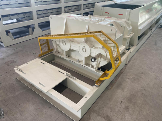 75KW Double Shaft Paddle Mixer 60 - 110T / H Twin Screw Mixer Untuk Menghancurkan