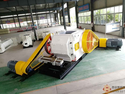 GS1412 Mesin Roller Crusher Halus Kecepatan Tinggi Refine Grain Roller Mill