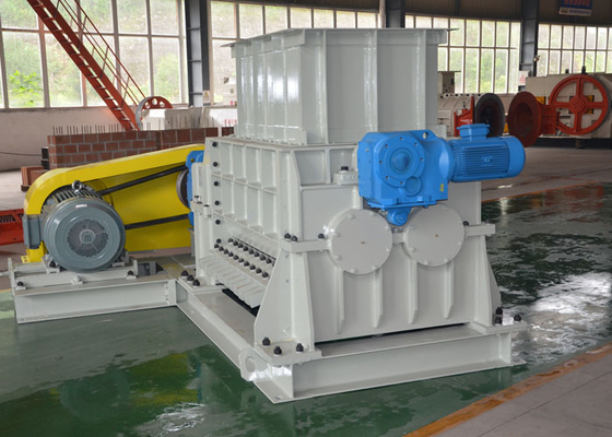 Mesin Penghancur Rol Bergigi Ganda Lebar 400mm Diameter 1000mm