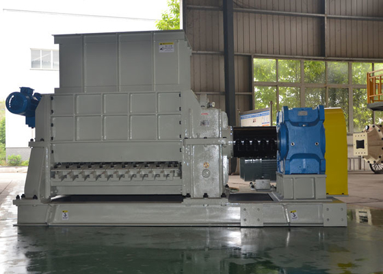 Mesin Penghancur Rol Bergigi Ganda Lebar 400mm Diameter 1000mm