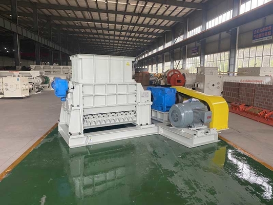 AC Motor Double Tooth Roller Crusher 30 - 45 m3 / H Kapasitas Pengolahan Bahan Baku