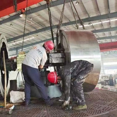Peralatan Pemrosesan Mineral Baja / Pabrik Pan Basah Untuk Penggilingan Bahan