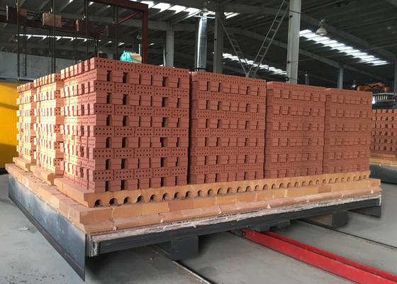 Full Automatic Clay Brick Tunnel Kiln proyek lebar Tipe 4.6m 4.9m 6.9m 7.2m