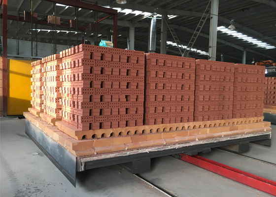 Teknologi pabrik kiln batu bata merah otomatis penuh batu bata kiln tanah liat di Bangladesh India