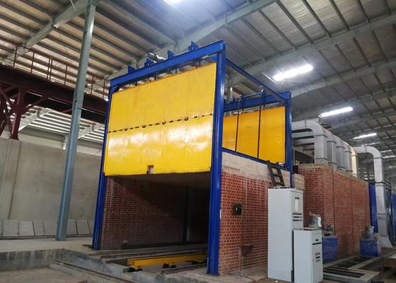 Sistem pembakaran kiln terowongan bata tanah liat Konstruksi kiln putar kiln bata