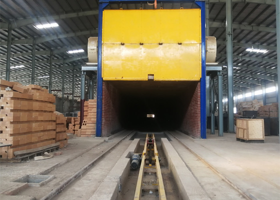 Sistem pembakaran kiln terowongan bata tanah liat Konstruksi kiln putar kiln bata