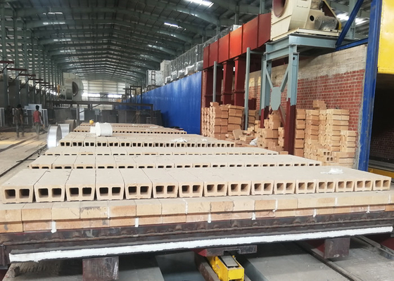 Sistem pembakaran kiln terowongan bata tanah liat Konstruksi kiln putar kiln bata