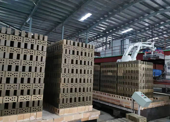 Terowongan bata tanah liat kiln kapasitas harian 50.000 hingga 100.000 buah dengan peralatan operasi kiln bata