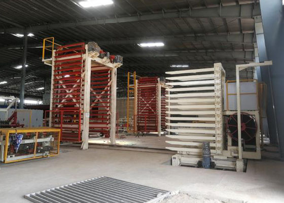 Mesin pengering batu bata tanah liat otomatis 100000 Pcs Output untuk dua kali pengaturan menembak