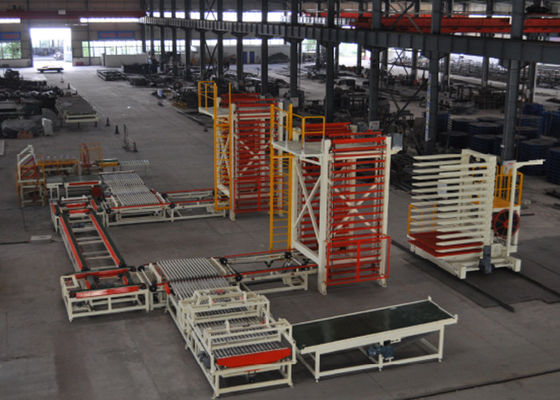 Mesin pengering batu bata tanah liat otomatis 100000 Pcs Output untuk dua kali pengaturan menembak