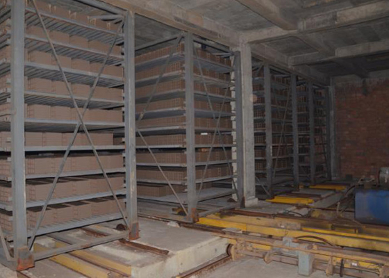 Lini Produksi Bata Lumpur Otomatis Ruang Pengering Terowongan ISO9001 Disetujui