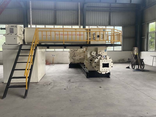 EV60A Carbon Steel Vacuum Extruder Clay Brick Forming Machine Mencampur Gigi