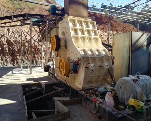 Twin Rotor Hammer Mill Crusher Untuk Peralatan Pemrosesan Bahan